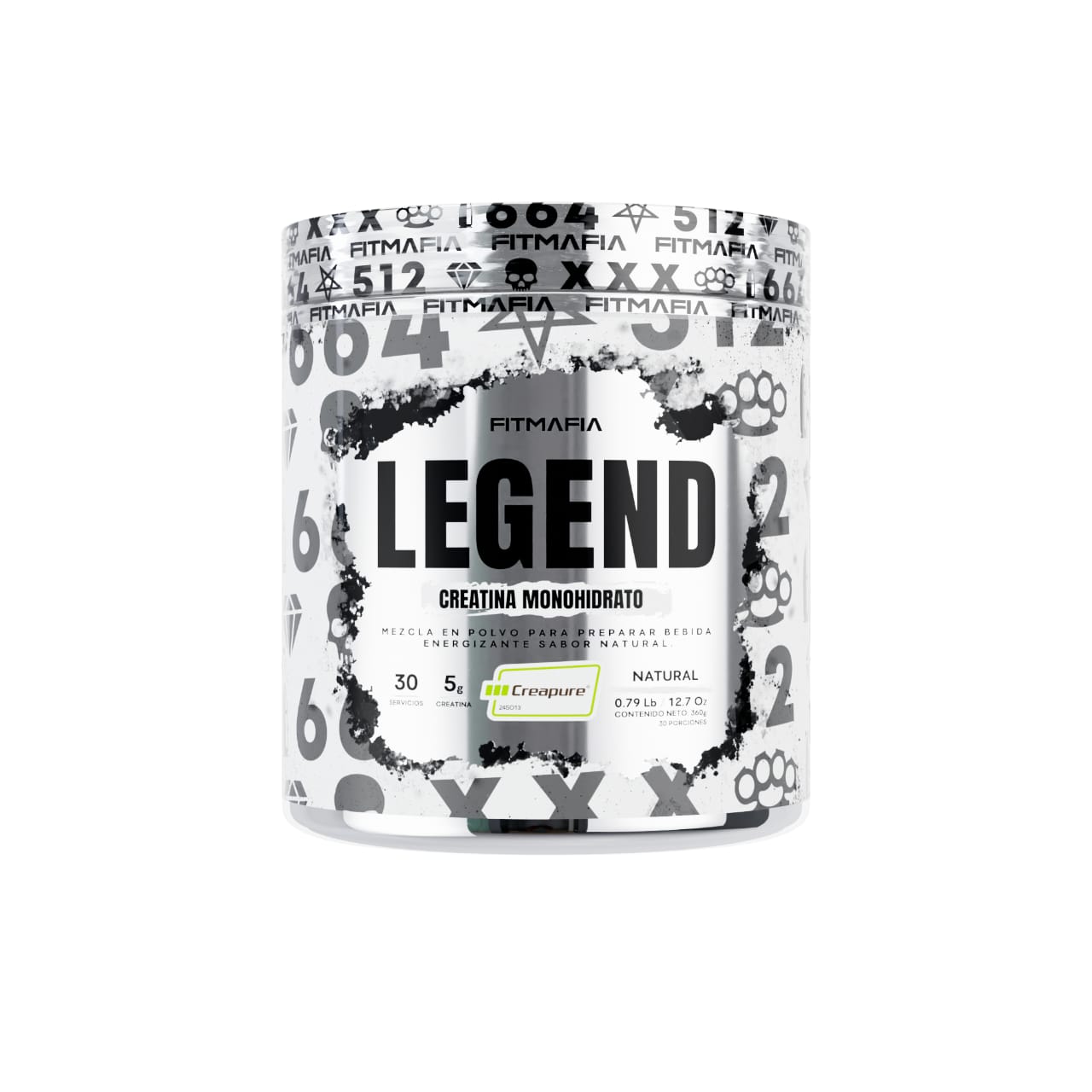 CREATINA CREAPURE LEGEND SIN SABOR (360GR)