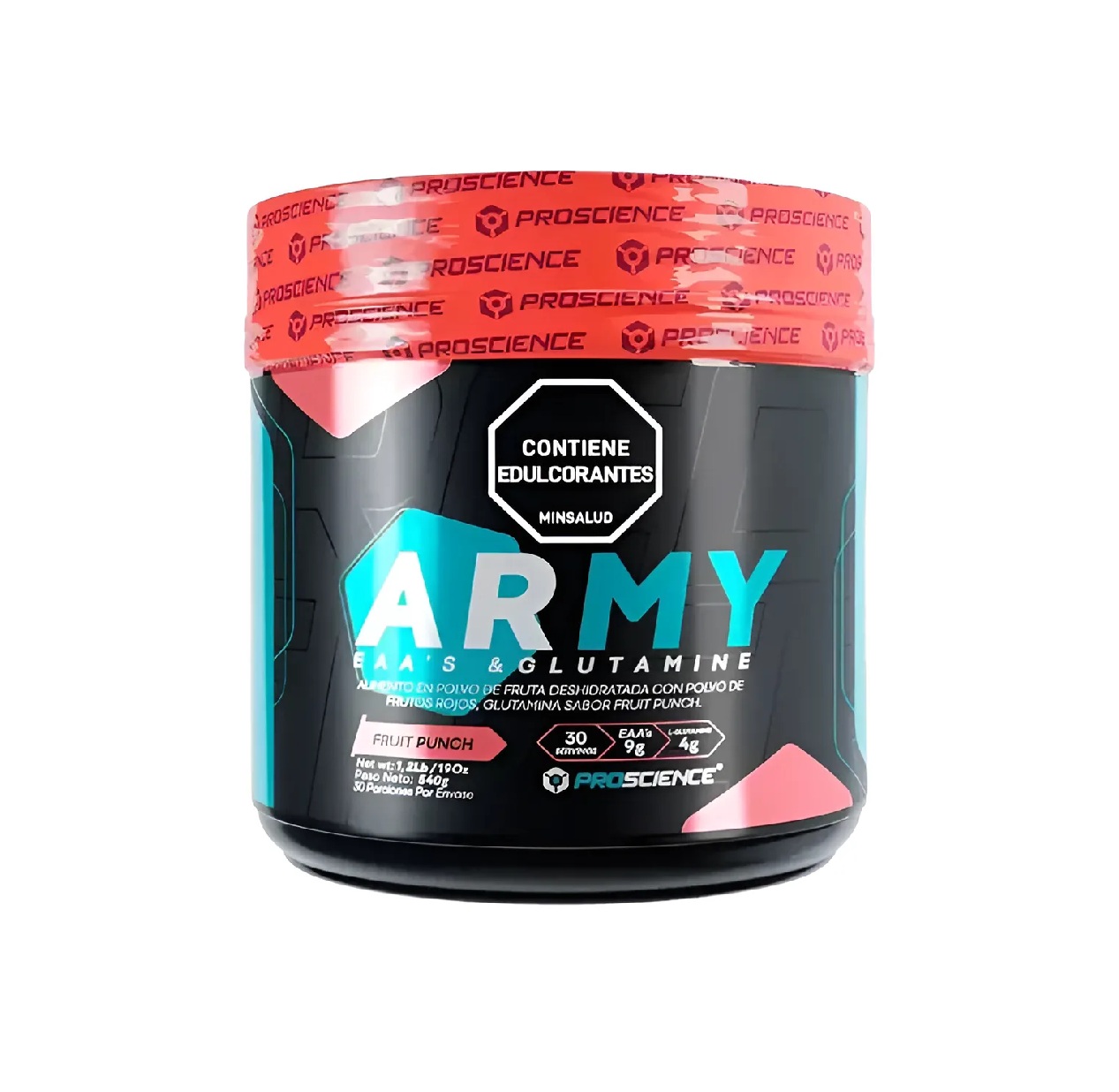 ARMY EAA´S + GLUTAMINA 30 SERVICIOS FRUIT PUNCH